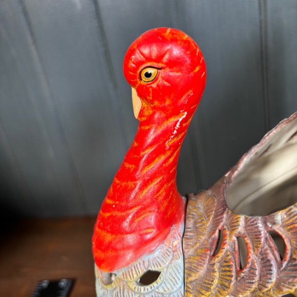 Vintage PartyLite Autumn Harvest Porcelain Turkey Tea Light Candle Holder - Picture 15 of 15